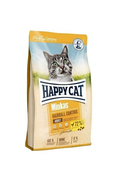 Happy Cat Minkas Hairball Control Tavuklu Yetişkin Kedi Kuru Maması 4 Kg