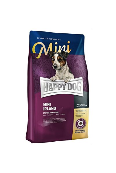 Happy Dog Mini Irland Tavşan Ve Somonlu Küçük Irk Köpek Maması 4 Kg