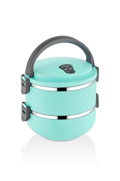 FreshBox 2 Katlı Sızdırmaz Yemek Termosu Sefer Tası Saklama Kabı 2,25 Litre %100 Yerli Ürün