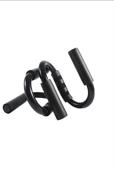 etikhome Un singur mărime Suport Push Up Negru Instrument profesional de Flotări Negru