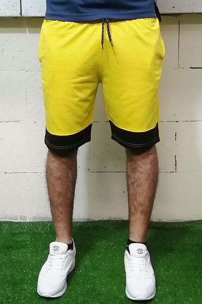 wingetstar Sarı Paça Dedaylı Şort