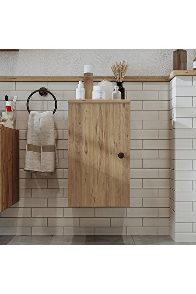 ROOMART Banyo Dolabı Mat Mdf 60 X 35 Cm Banyo Boy Dolabı