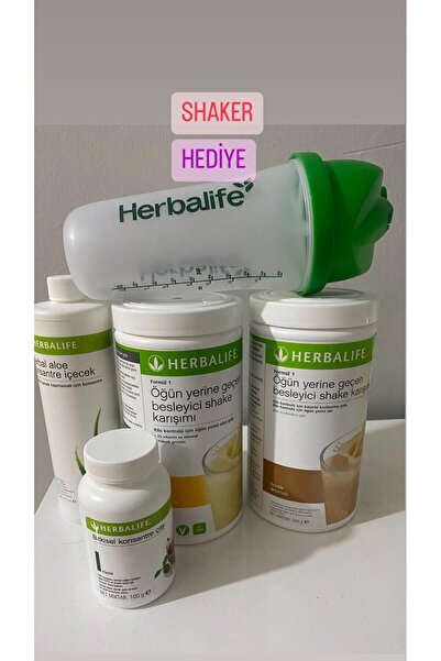 Herbalife 40 Günlük Ideal Formül 1 Aromalı Aromalı Ahududu Ve Çikolata Aromalı Shake 2 Adet