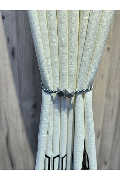 Halis Ticaret Luxury Background and Tulle Collection Curtain Apparatus