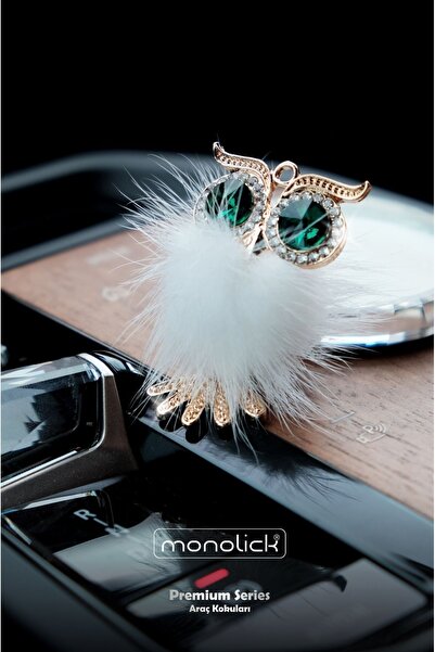Monolick Diamond Kristal Ve Baget Taşlı Baykuş Araba Oto Klima Petek Araç Kok...