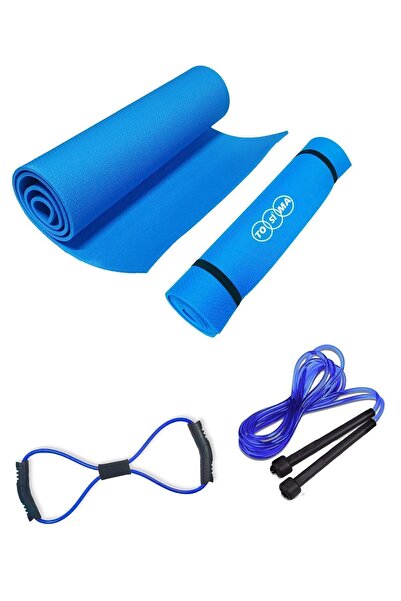 Tosima Pernă Pilates Set de cauciuc de rezistență octogonal și frânghie Set d...