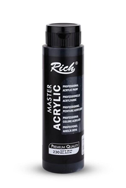 Rich MASTER AKRİLİK 500 CC SİYAH Stok Kodu: AKR-500-01988