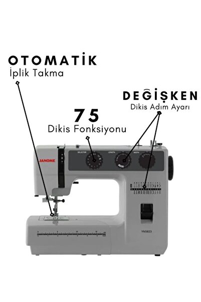 Janome Yn5823 Dikiş Makinesi Ev Tipi (ÖZEL SERİ)