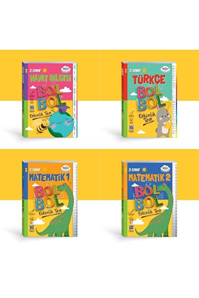 öğretmen evde Öğretmen Evde 2. Sınıf 4 'lü Kitap Seti 2024-2025