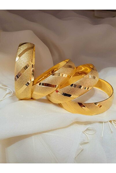 barisiva gold 22 Ayar Altın Kaplama 2 Cm Eninde Bilezik Modeli Adet Fiyatıdır