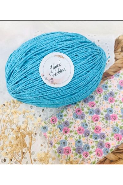 ilmekhobievi Rope Turquoise Fancy Paper - 100Gr, 1 Column of 100% Paper