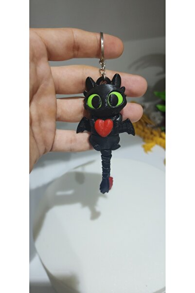 ARELSTORE Ejderhanı Nasıl Eğitirsin- 3d 10cm 1adet Dişsiz 1adet Işığın Öfkesi...