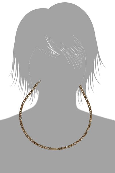 Qrsln Figaro Unisex Necklace and Bracelet Set - Lacquer Coated, 6mm, 50 cm
