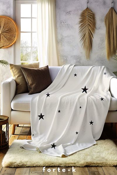 Fortek Home Digital Printed Fleece Blanket - Fleece Blanket - 130X160 cm