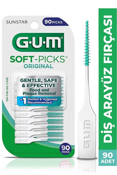 GUM Soft Picks Interface Brush 90 Pieces