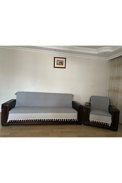 Coperta Cotton Sofa Cover Set That Doesn't Cover Arms 3+3+1+1