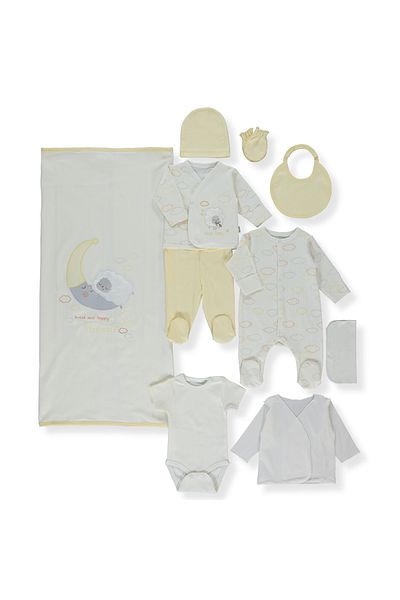 Bebetto مجموعة Interloek Zibin مكونة من 10 قطع مع تقارير - Happy Sheep MINT Z947