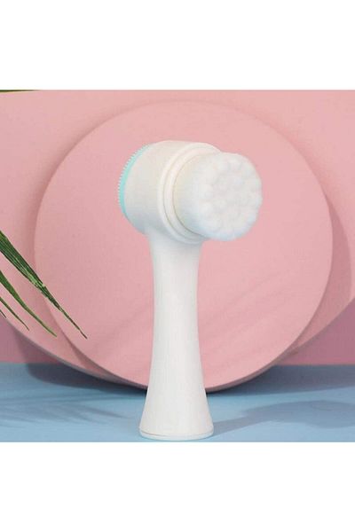 Welta Women's Razor Hair Removal Massage Brush - 3-Piece and Double Sided Facial Cleansing Set