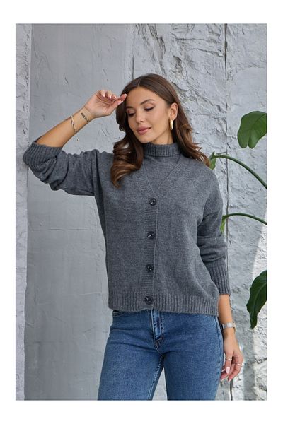 Elif Özbey Butik Anthracite Knitwear Set - Double Set