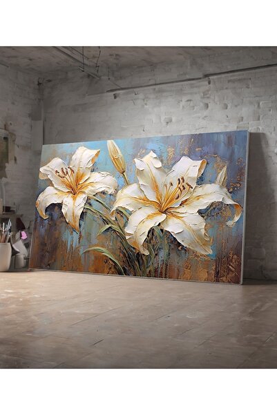 CANVASUM Golden Flowers Canvas Art Print Ar030609