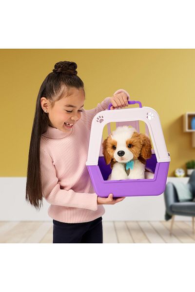LITTLE LIVE PETS رقعة جرو حقيقي حقًا | جرو محشو تفاعلي | فرو فائق النعومة | للجنسين | من سن 4 سنوات فما فوق
