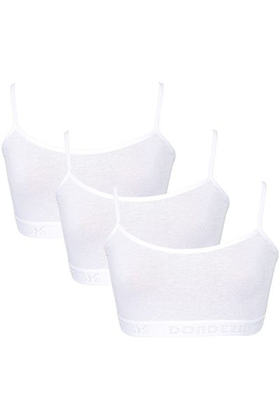 Momslab 3 Piece String Straight Half Tank Top Bra Set