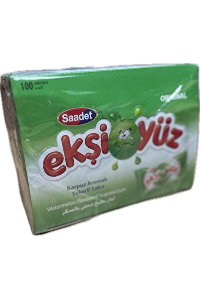 SAADET Sour Face GUMMY WATERMELON 100 PIECES