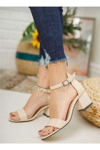 TİER MODA Pantofi cu toc Tekbant de 5 cm