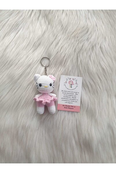 On marifet yün ve hobi dünyası Amigurumi Organik Örgü Oyuncak Anahtarlık