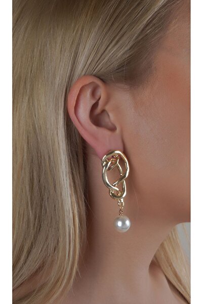 MRK Kadın Incili Sallantılı Dal Model Küpe