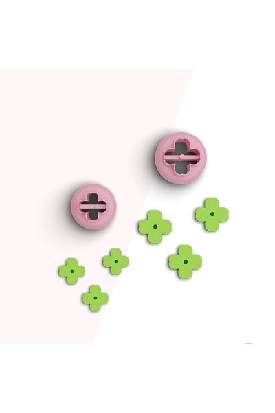 brocutters Mini Flower Polymer Clay Cut - Jewelry and Cookie Molds, Ceramic Double No:382