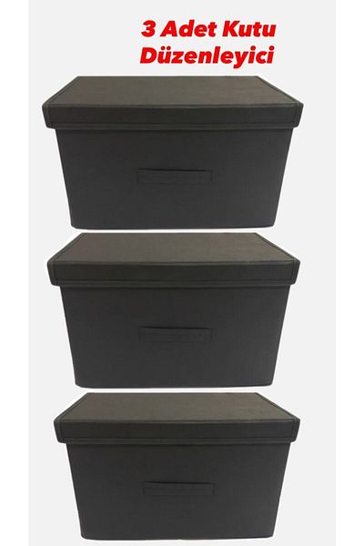 TURİNHOME Box Storage Box, Multi-Purpose Box, Organizer Box, Lid Organizer Organizer Box