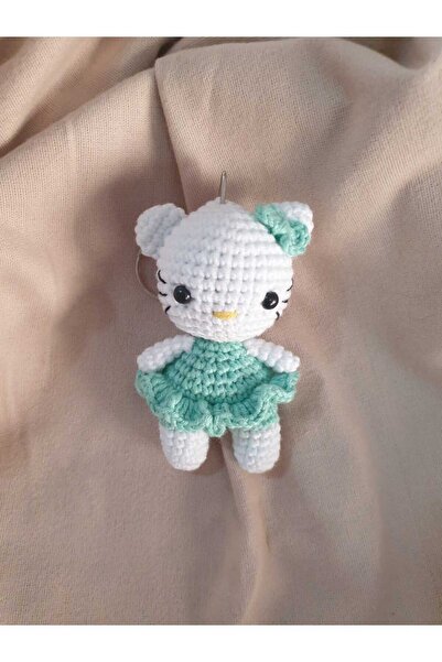 On marifet yün ve hobi dünyası amigurumi örgü anahtarlık hello kitty