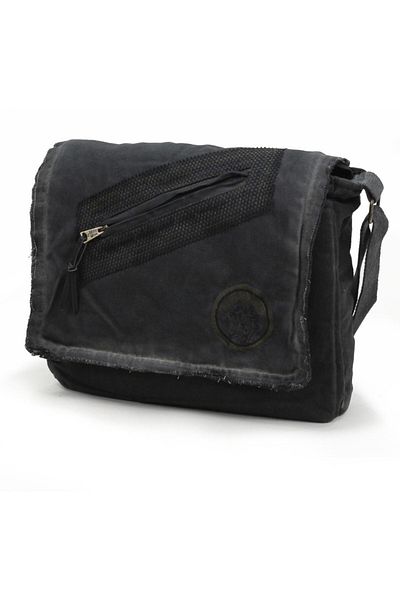 Old Cotton Cargo 7136 Robbie S Bag School - Tabletă - Geantă de umăr (negru)