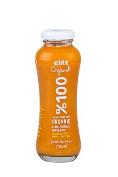 Elite Organik Elma Portakal Havuç 200 ml