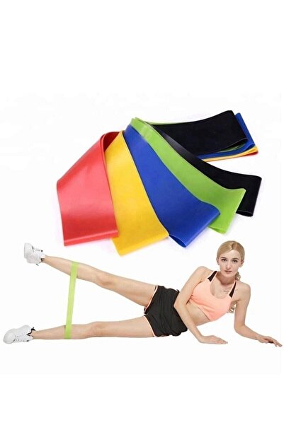ÇAKABEY Pilates Band - Set of 5 Exercise Resistance Elastics