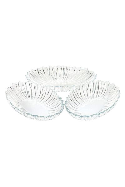 Paşabahçe 10545 Aurora 3-Piece Serving Plate - 15 Cm Fma460034