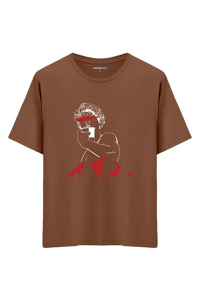Mounte Bianca Unisex Cinque - Μπλουζάκι Oversize
