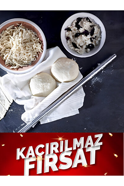 BULUT DİZAYN VE HEDİYELİK EŞYA Paslanmaz | Alüminyum  Oklava | Pratik Hamur Y...