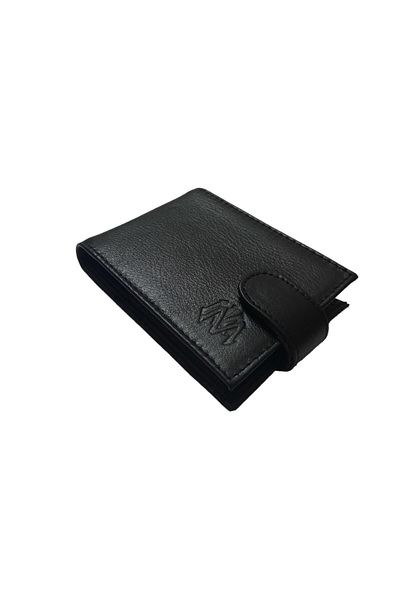 MKM Luxury Leather Card Holder Wallet - Horizontal Snap Model