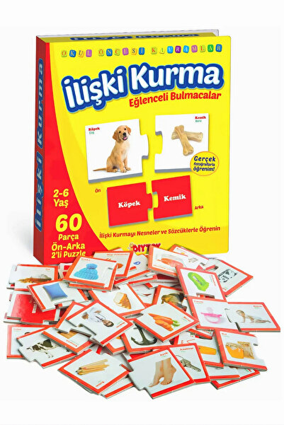 Apexma Eğitici Ilişki - Bağlantı Kurma Bulmaca Eşleştirme 2-6 Yaş - Eğlenceli...