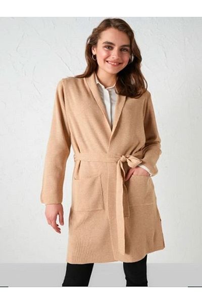unishe Seasonal Wide Fit Knitwear Double Pocket Cardigan