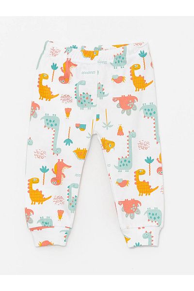 LC Waikiki LUGGI BABY Baby Girl Pajama Bottom with Elastic Waist 2-Piece