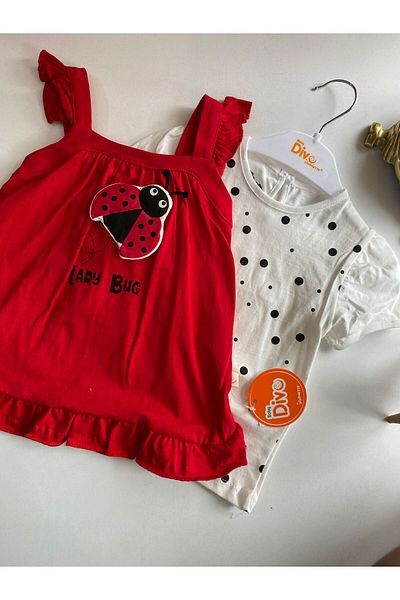 MUTLUDÜNYAM Baby T-Shirt and Dress Set