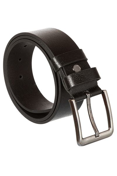 Süzer Deri 4.5 cmSports Genuine Leather Flat Model Belt Black