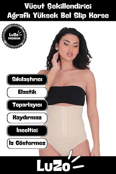 LuZo High Waist Recovery Non-Slip Grifle Slip Corset - Premium Series Body Shaper