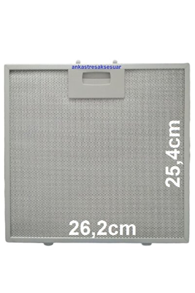ICF Davlumbaz Yağ Filtresi 262x254mm Aspiratör Ekstrüzyon Metal Tel Filtre 26...