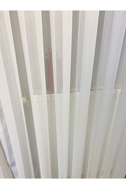 sevcih Kesinlikle Ütü Sevmez Simli Bambu Tül Standart Pileli (1/2.5)Düz Tül P...