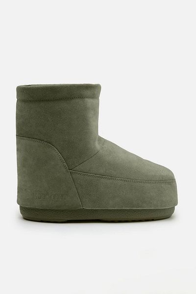 MOON BOOT 14094000-001 Icon Low Nolace Suede Bamboo
