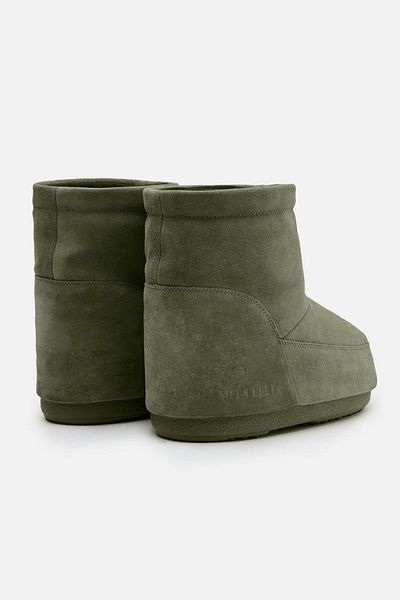 MOON BOOT 14094000-001 Icon Low Nolace Suede Bamboo